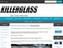 Tablet Screenshot of killerglass.com